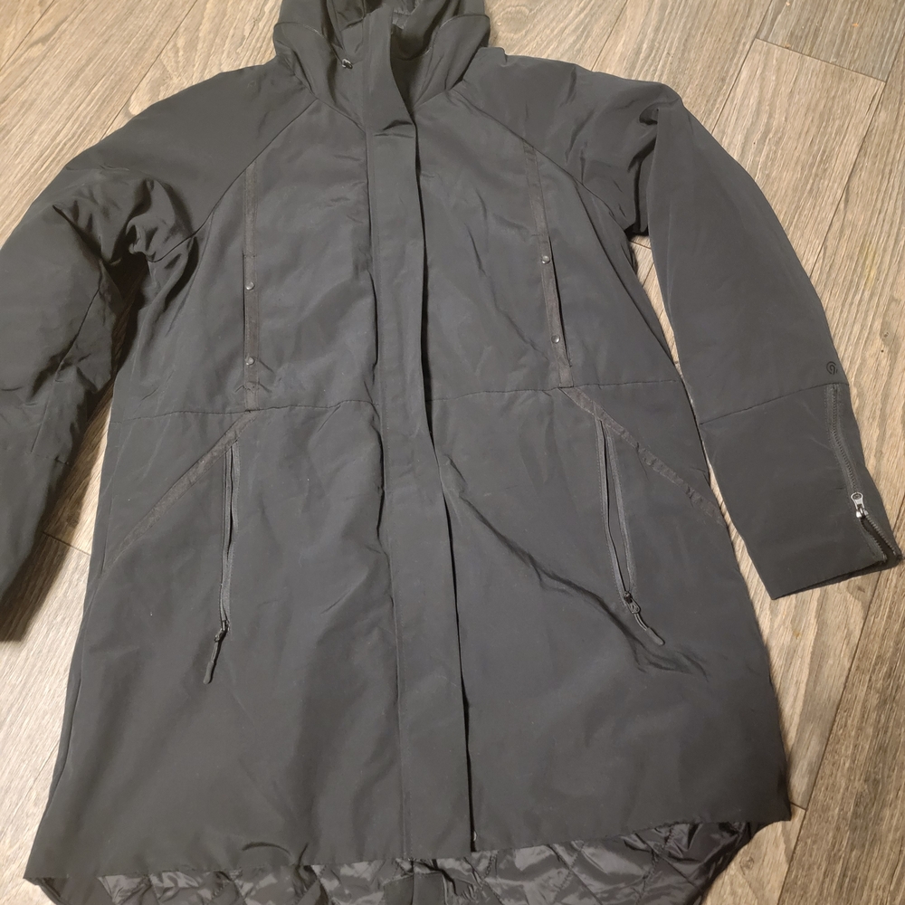 Champion Women’s Black Hooded Winter Jacket Coat Size M